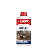 MELLERUD Holz Seife Reiniger & Pflege | 1 x 1 l | Kraftvoller Schutz für alle geölten und unbehandelten Holzoberflächen im Innenbereich